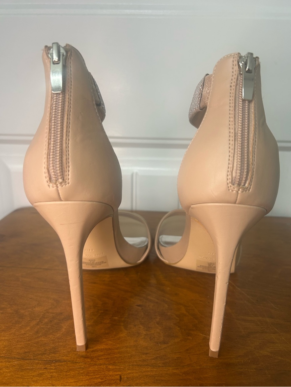 Nine West Women's Utell Ankle Strap Nude Ankle Strap Sandals size 11 - Picture 3 of 5